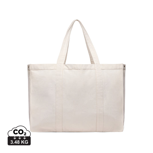 Hil AWARE™ recycled canvas maxi tote bag - Custom Wood Designs