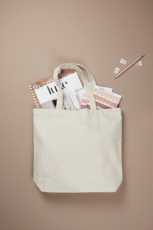 Hil AWARE™ recycled canvas tote bag - Custom Wood Designs