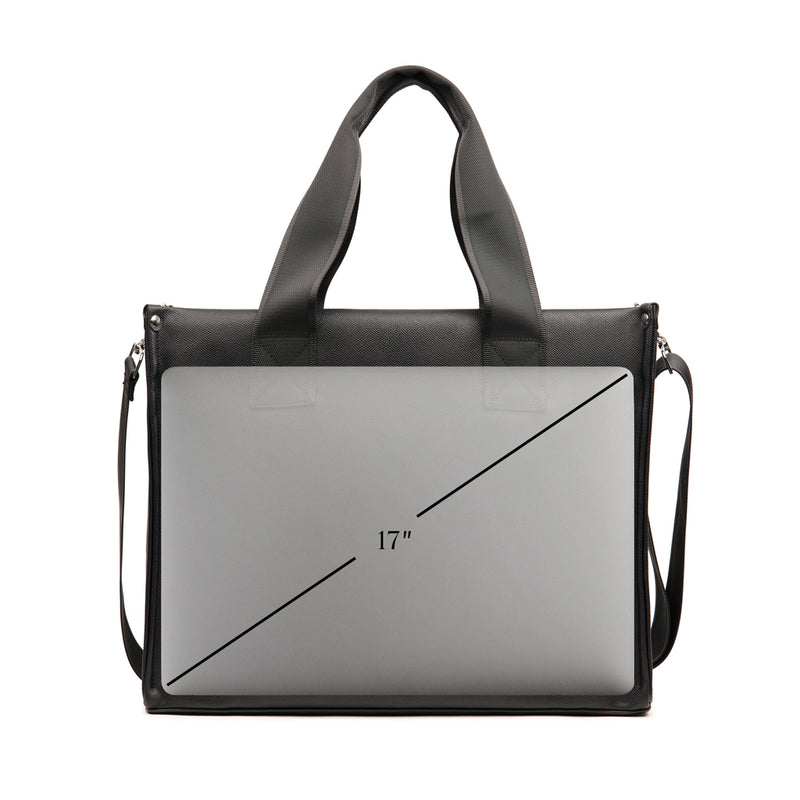 Load image into Gallery viewer, Bermon RCS recycled PU tote bag - Custom Wood Designs
