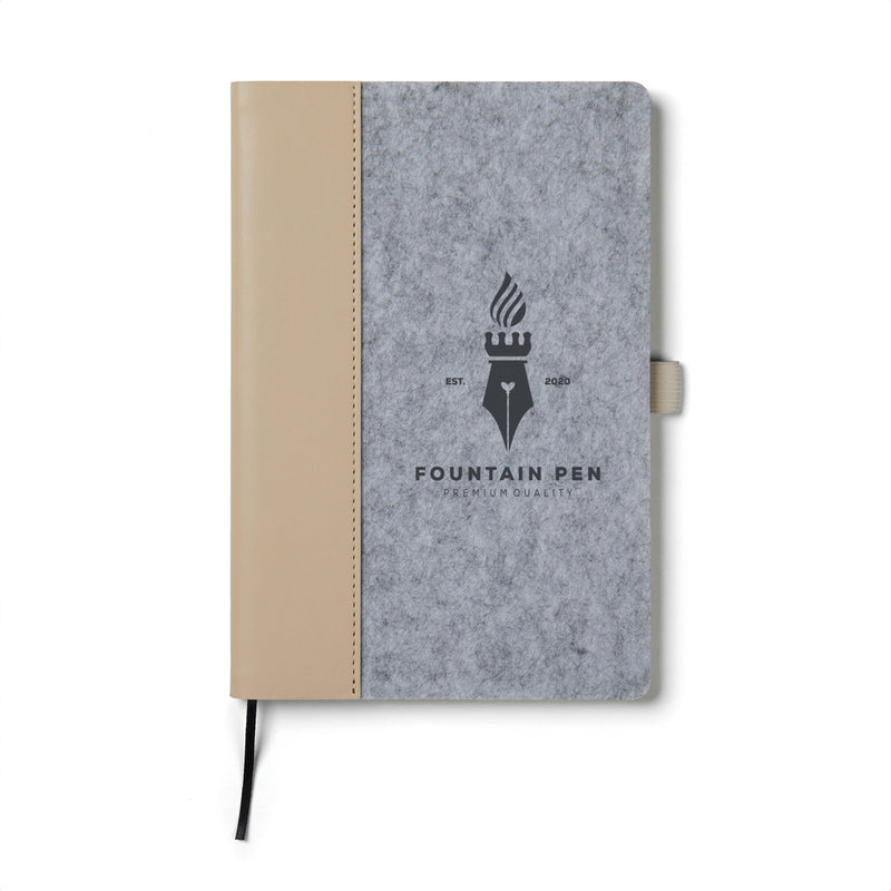 Load image into Gallery viewer, Albon GRS recycled felt notebook - Custom Wood Designs

