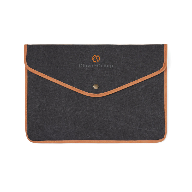 Load image into Gallery viewer, Bosle GRS recycled canvas 14&quot; laptop sleeve - Custom Wood Designs
