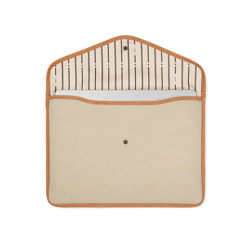 Load image into Gallery viewer, Bosle GRS recycled canvas 14&quot; laptop sleeve - Custom Wood Designs
