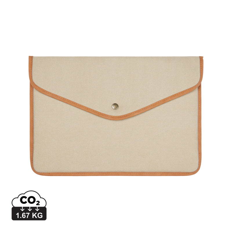 Load image into Gallery viewer, Bosle GRS recycled canvas 14&quot; laptop sleeve - Custom Wood Designs
