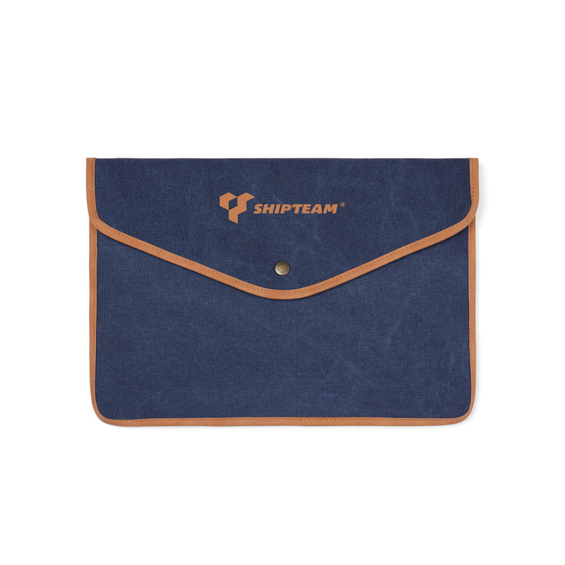 Load image into Gallery viewer, Bosle GRS recycled canvas 14&quot; laptop sleeve - Custom Wood Designs
