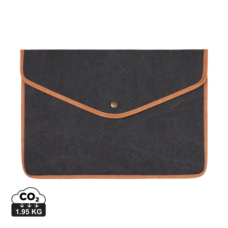 Load image into Gallery viewer, Bosle GRS recycled canvas 16&quot; laptop sleeve - Custom Wood Designs
