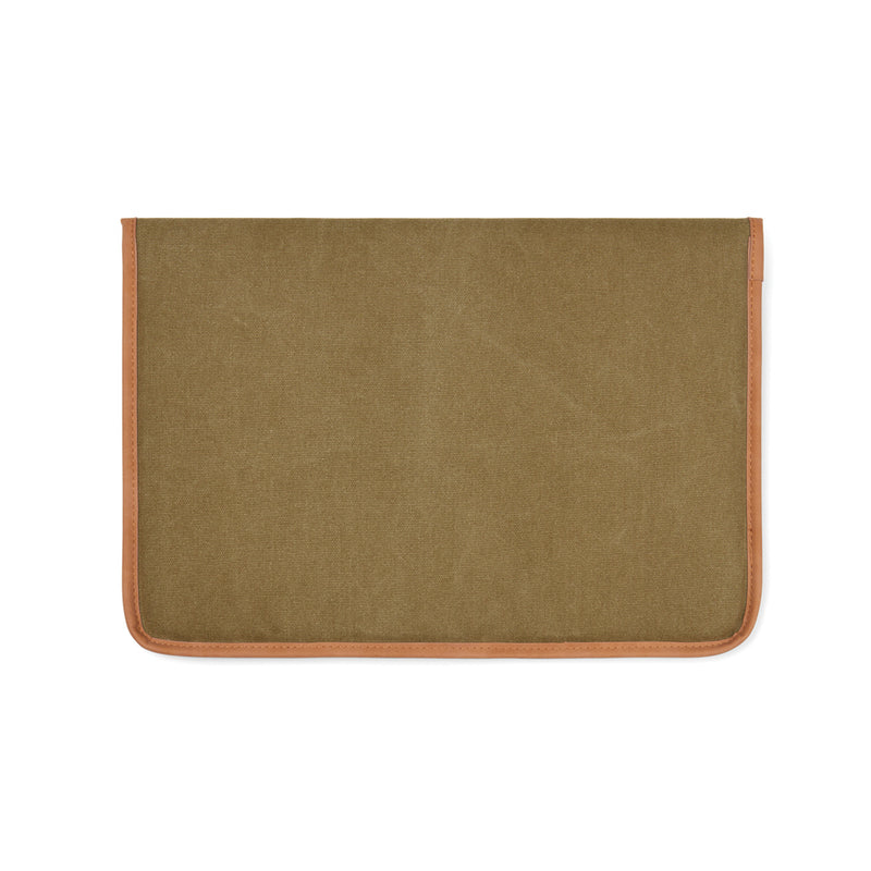 Load image into Gallery viewer, Bosle GRS recycled canvas 16&quot; laptop sleeve - Custom Wood Designs
