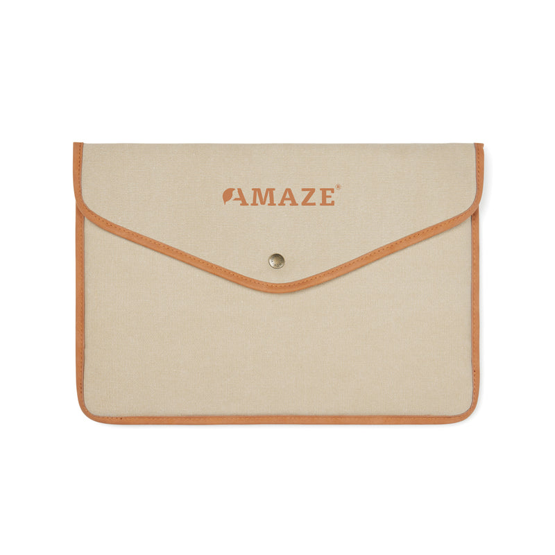 Load image into Gallery viewer, Bosle GRS recycled canvas 16&quot; laptop sleeve - Custom Wood Designs
