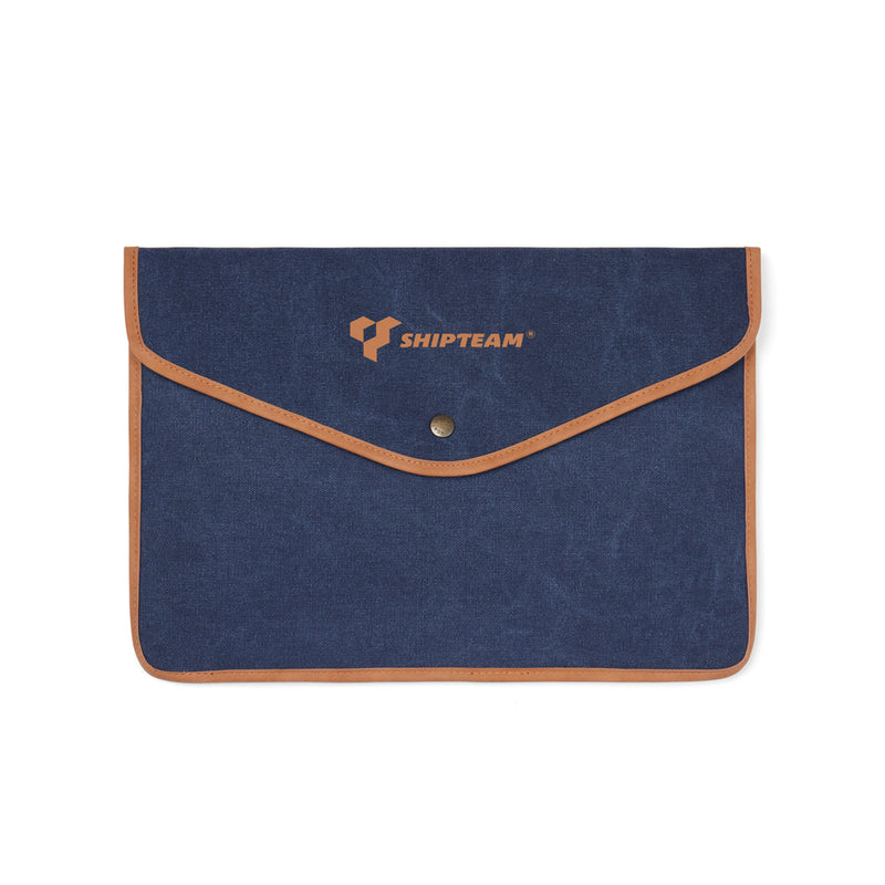 Load image into Gallery viewer, Bosle GRS recycled canvas 16&quot; laptop sleeve - Custom Wood Designs
