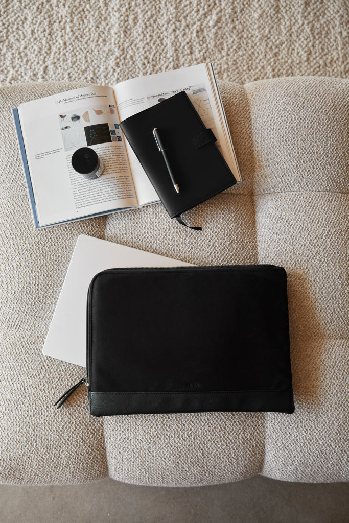 Load image into Gallery viewer, Marlo RCS recycled polyester 16&quot; laptop sleeve - Custom Wood Designs
