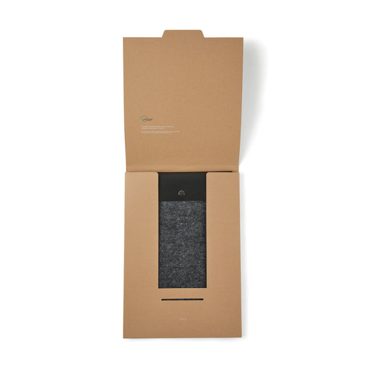 Albo GRS recycled felt 15" laptop sleeve - Custom Wood Designs