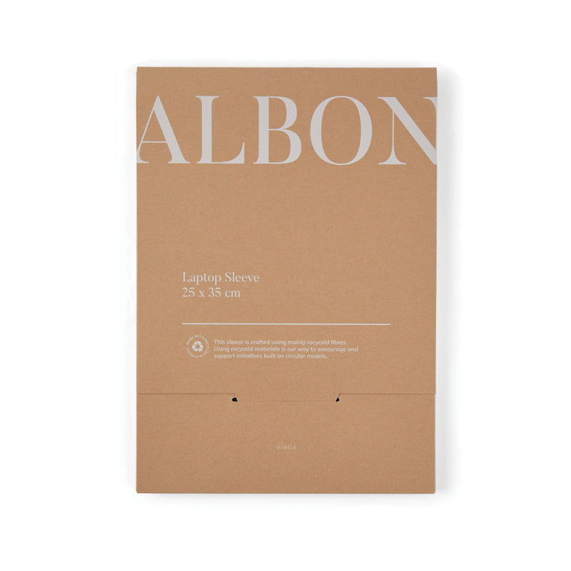 Load image into Gallery viewer, Albo GRS recycled felt 15&quot; laptop sleeve - Custom Wood Designs
