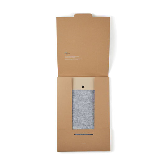 Albo GRS recycled felt 15" laptop sleeve - Custom Wood Designs