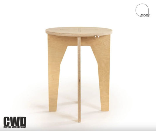 XOX Stool - Custom Wood Designs