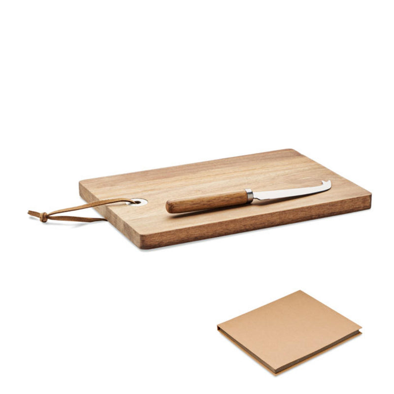 Load image into Gallery viewer, Acacia wood cheese board set pack of 25 Custom Wood Designs __label: Multibuy acaciacheeseboardcustomwooddesigns
