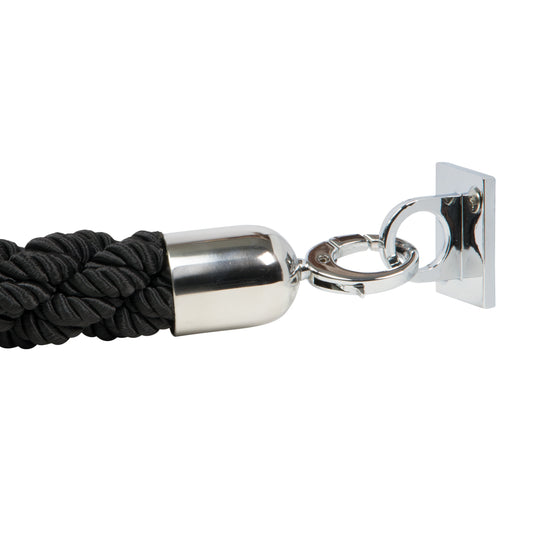 4 x Barrier post 875x9.5x9.5cm with bases and 5 ropes included Custom Wood Designs black-4-x-barrier-post-875x9-5x9-5cm-with-bases-and-5-ropes-included-53613671842135