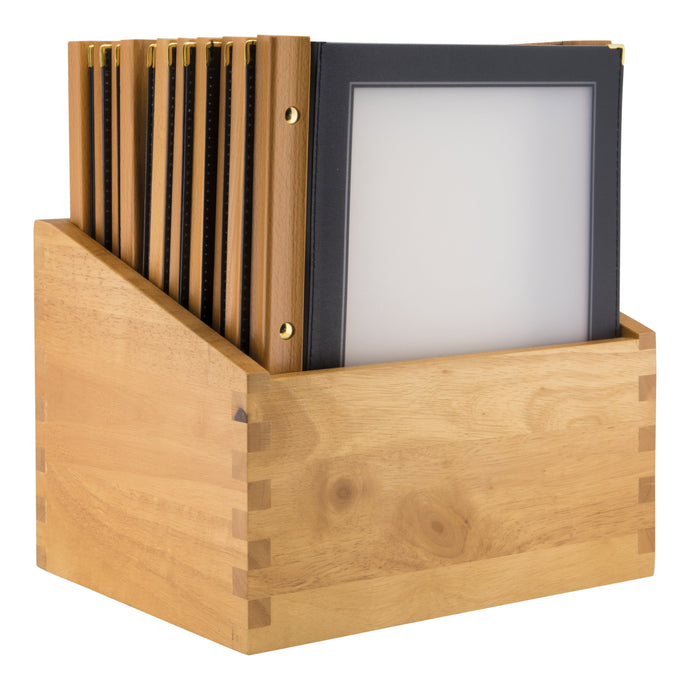 A4 Set of 20 Wood Menus in a box