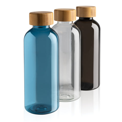 Bottle with bamboo lid 660ml pack of 25 Custom Wood Designs __label: Multibuy blue-bottle-with-bamboo-lid-660ml-pack-of-25-53613701366103