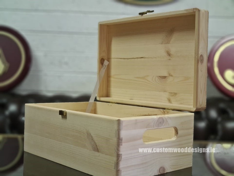 Load image into Gallery viewer, Pine Box MPB1 - 30 x 20 x 13.5cm Box with Lid pin __label: Upload Logo bedroom deco box box with lid container gift hamper box lid medium size room deco small box soild wood box wood wooden box-with-lid-unbranded-pine-box-mpb1-30-x-20-x-13-5cm-53612094030167
