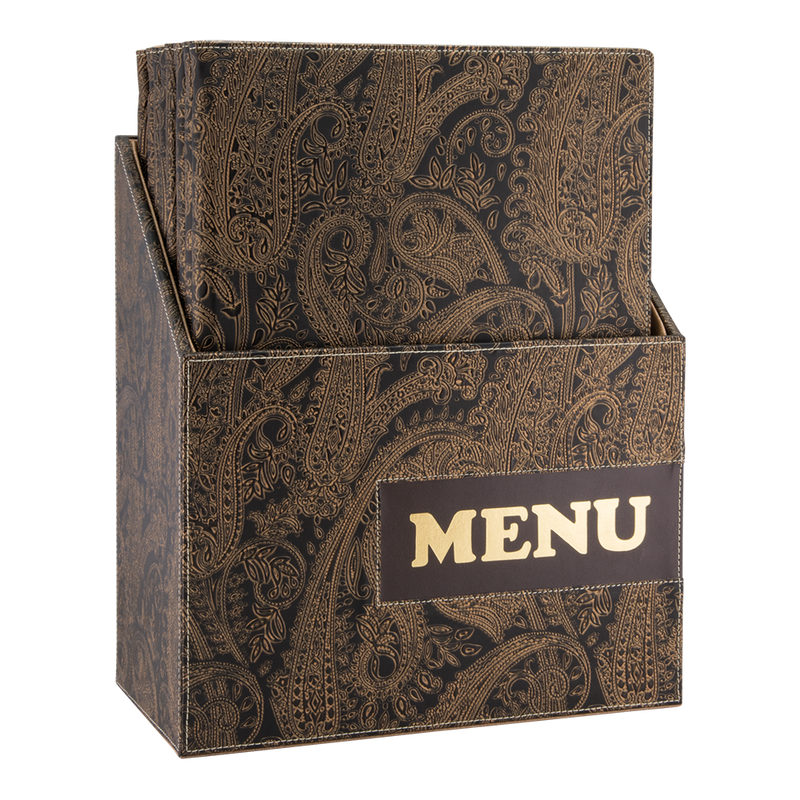 Load image into Gallery viewer, 20 x Polyurethane Menu Cover Custom Wood Designs __label: Multibuy cork-20-x-polyurethane-menu-cover-53612720128343
