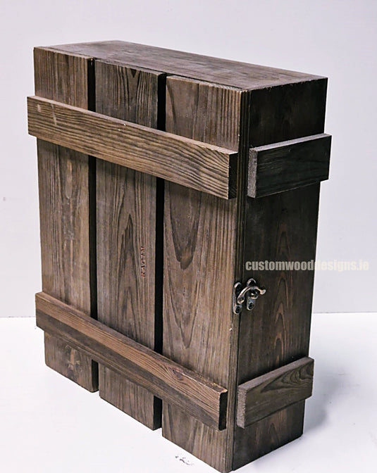 Rustic 3 Bottle Box - Brown x 25 Corporate Gift Box with Wood Wool Custom Wood Designs __label: Multibuy box corporate gift hamper triple wine box wood wool corporate-gift-box-with-wood-wool-1-rustic-3-bottle-box-brown-x-25-52615553483095