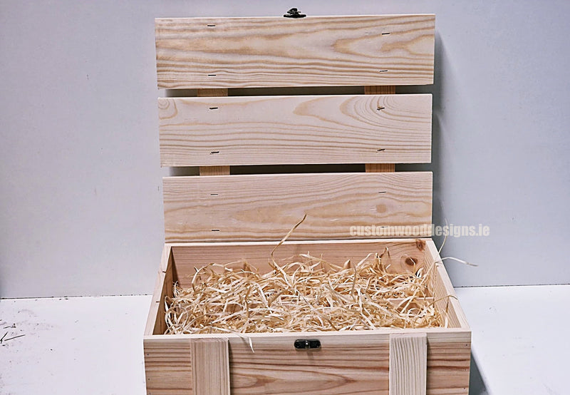 Load image into Gallery viewer, Rustic 3 Bottle Box - Natural x 25 Corporate Gift Box with Wood Wool Custom Wood Designs __label: Multibuy box corporate gift hamper triple wine box wood wool corporate-gift-box-with-wood-wool-1-rustic-3-bottle-box-natural-x-25-52614910771543
