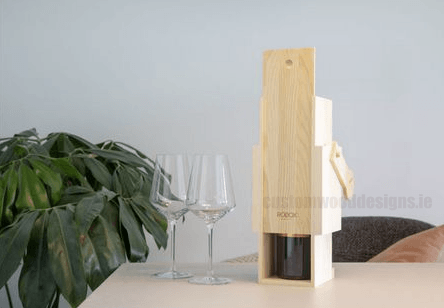 2 in 1 Wine gift box and Robox cheese board Custom Wood Designs default-title-2-in-1-wine-gift-box-and-robox-cheese-board-53612249350487