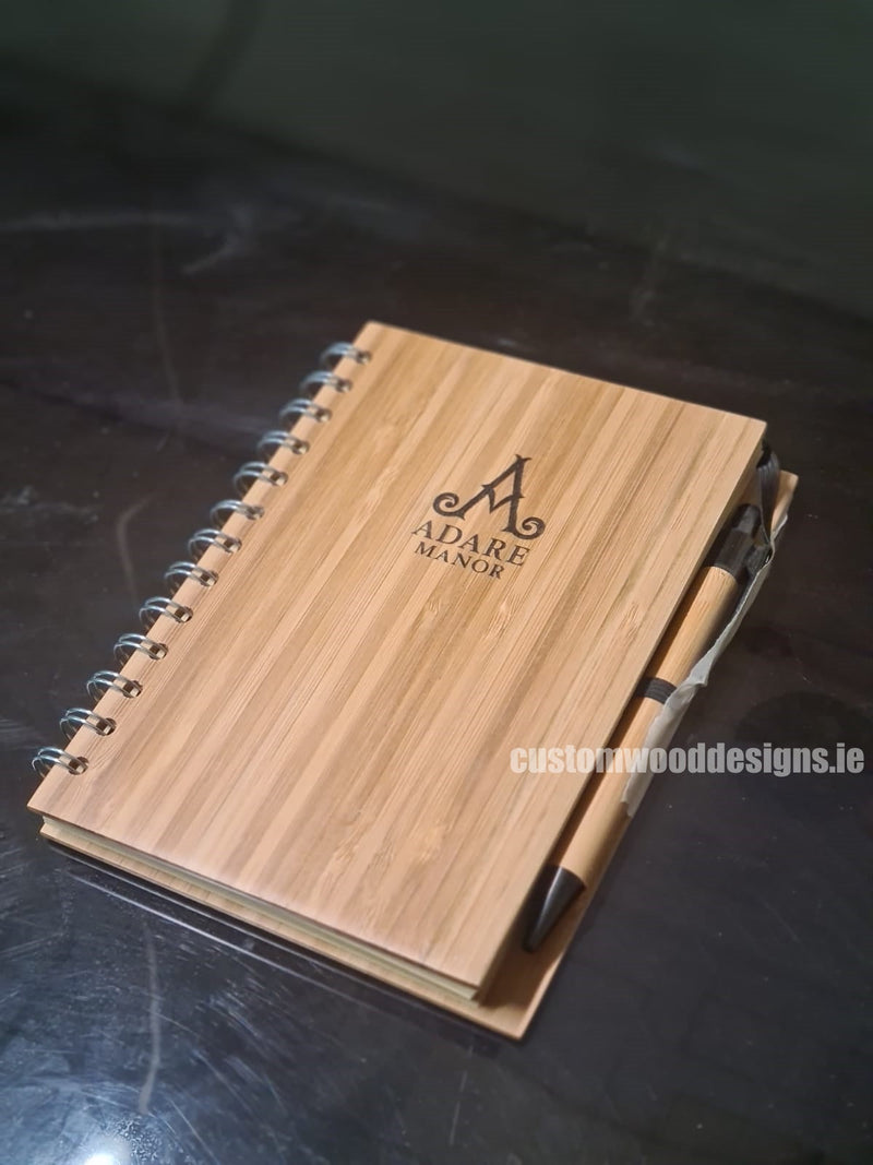 Load image into Gallery viewer, A5 Notebook pack of 25 Custom Wood Designs __label: Multibuy __label: Upload Logo default-title-a5-notebook-pack-of-25-53612815450455
