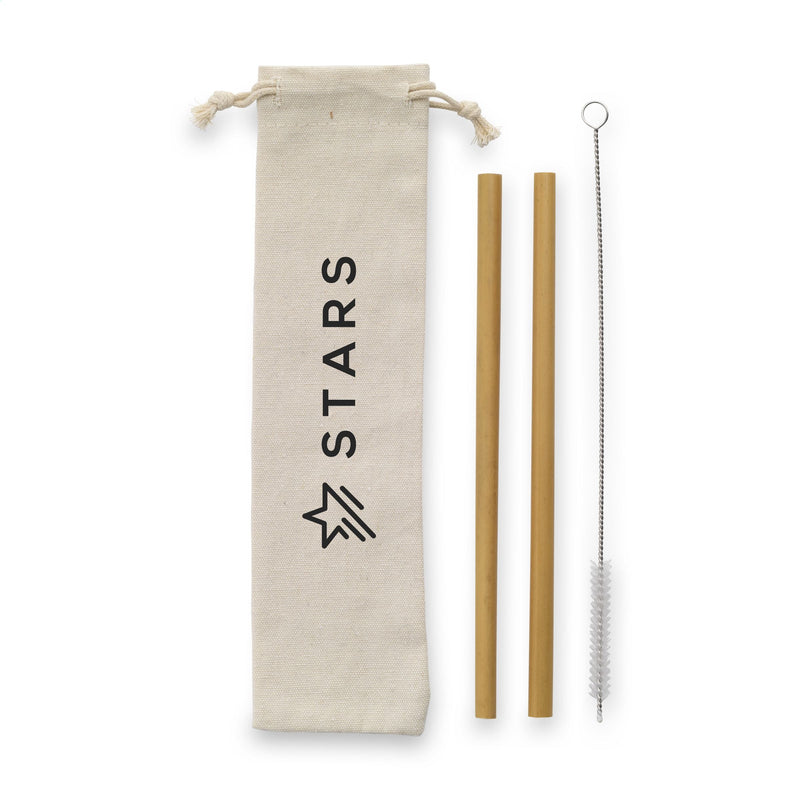 Load image into Gallery viewer, Bamboo straw set pack of 100 Custom Wood Designs __label: Multibuy default-title-bamboo-straw-set-pack-of-100-53613723746647

