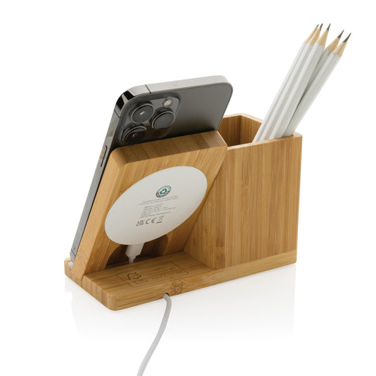 Bamboo wireless 10W charger pack of 25 Custom Wood Designs __label: Multibuy default-title-bamboo-wireless-10w-charger-pack-of-25-53613694845271