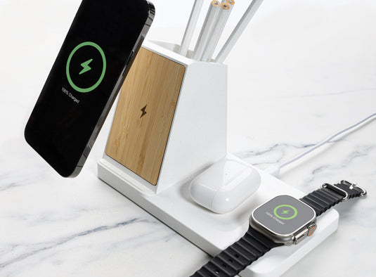 Bamboo wood wireless charger pack of 25 Custom Wood Designs __label: Multibuy default-title-bamboo-wood-wireless-charger-pack-of-25-53613151158615