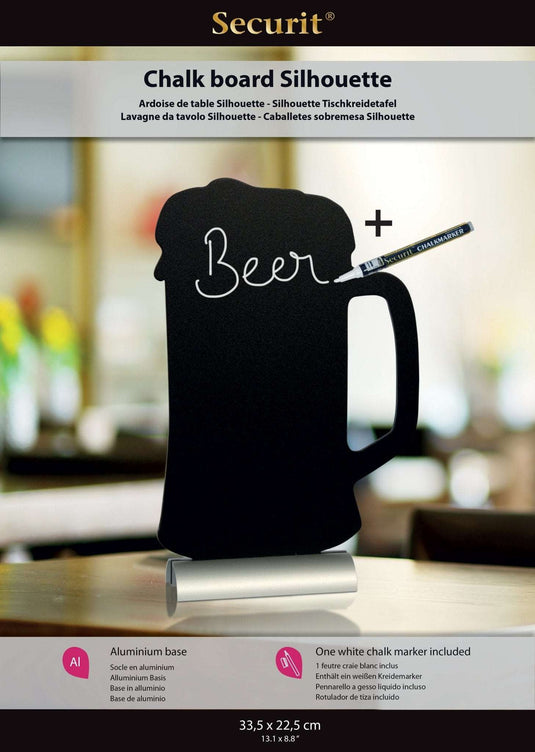 Beer Table Chalkboard - Pack of 6 Custom Wood Designs __label: Multibuy default-title-beer-table-chalkboard-pack-of-6-53612383633751