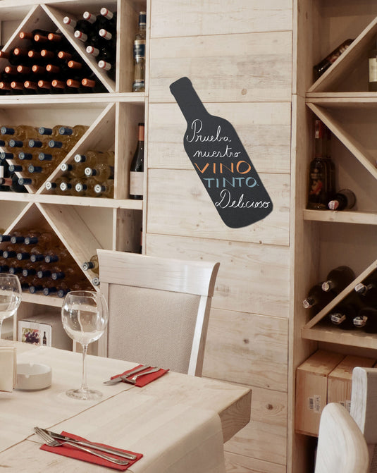 Bottle Chalkboard pack of 6 Custom Wood Designs __label: Multibuy default-title-bottle-chalkboard-pack-of-6-53613407568215