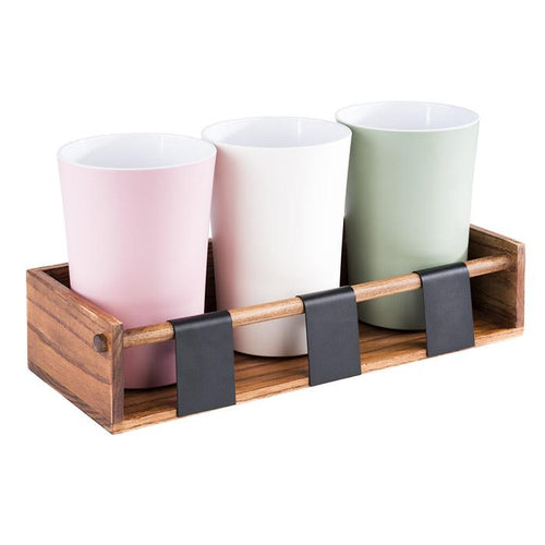 Caddy for 3 pots pack of 25 Custom Wood Designs __label: Multibuy default-title-caddy-for-3-pots-pack-of-25-53612883444055