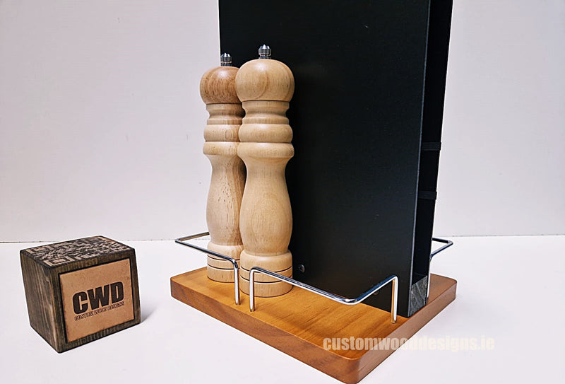 Load image into Gallery viewer, Chalkboard Table Caddy - Pack of 6 Custom Wood Designs __label: Multibuy default-title-chalkboard-table-caddy-pack-of-6-52298226073943
