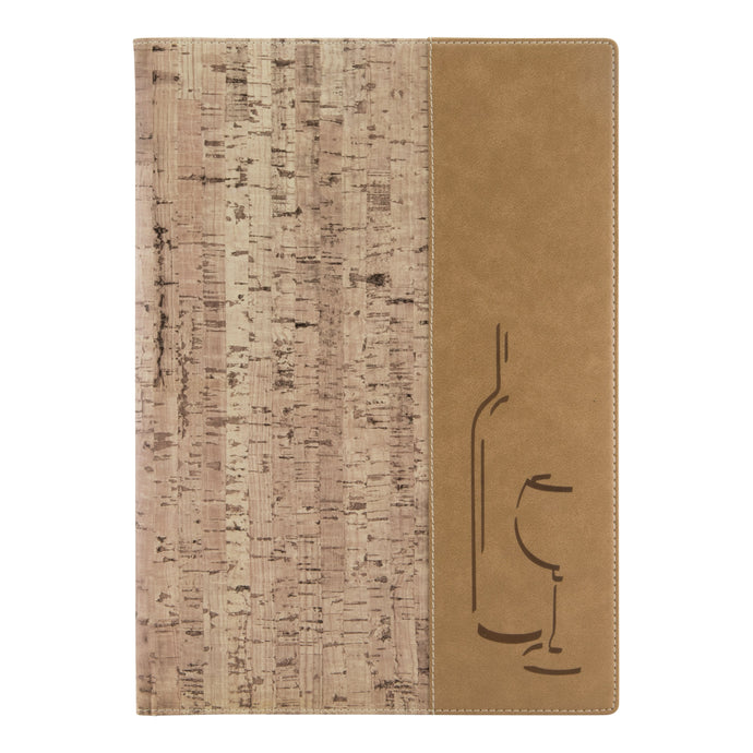 Cork style leather feel Menu