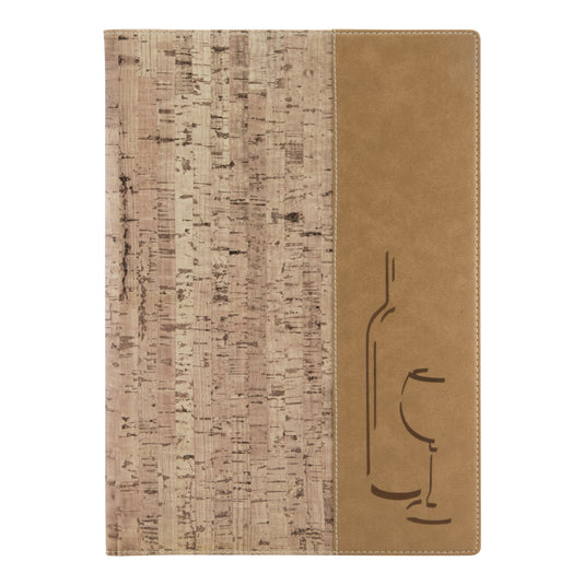Cork style leather feel Menu