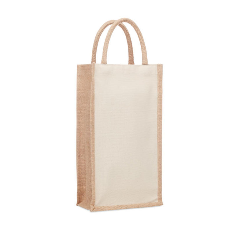 Load image into Gallery viewer, Double wine gift bag pack of 25 Custom Wood Designs __label: Multibuy default-title-double-wine-gift-bag-pack-of-25-53613218529623
