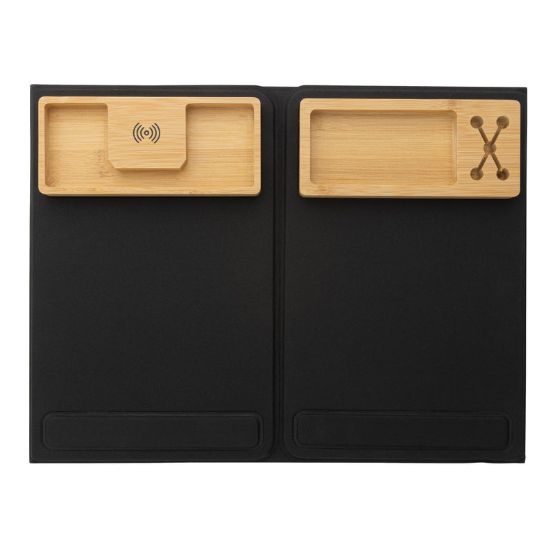 Load image into Gallery viewer, Foldable desk organiser with laptop stand pack of 10 Custom Wood Designs default-title-foldable-desk-organiser-with-laptop-stand-pack-of-10-53613417464151
