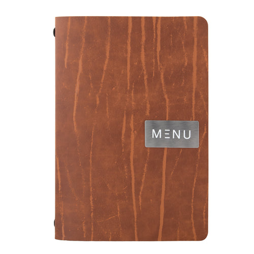 Leather A5 menu pack of 10 Custom Wood Designs __label: Multibuy default-title-leather-a5-menu-pack-of-10-53613227442519
