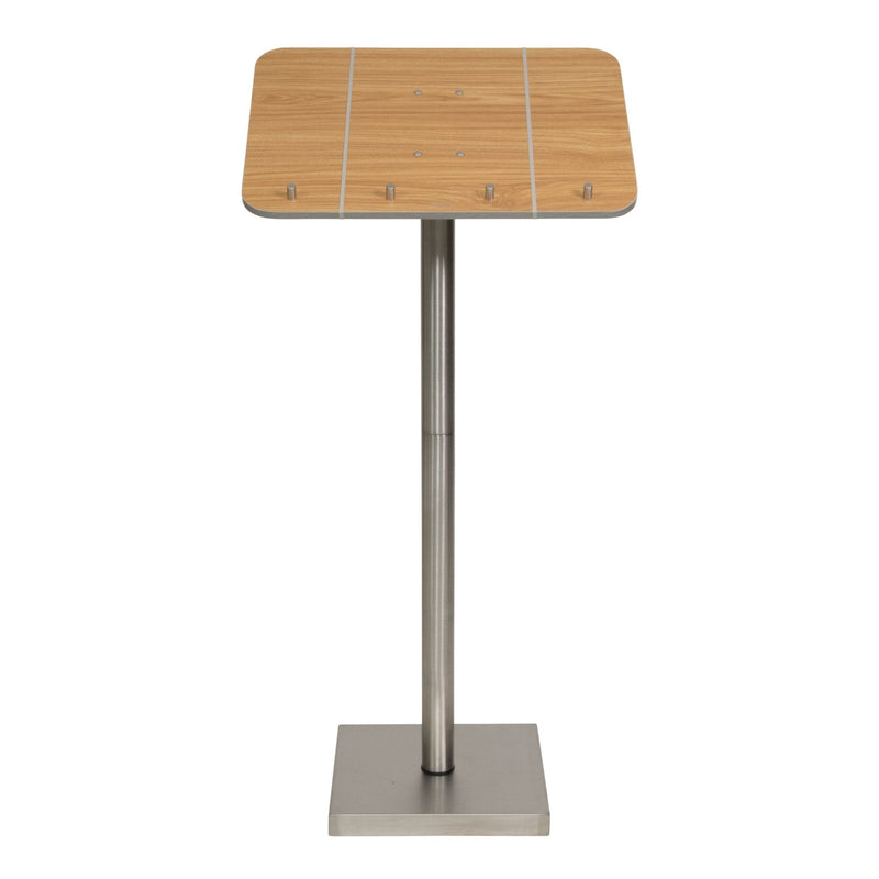 Load image into Gallery viewer, Menu Stand with laminated wooden panel Custom Wood Designs default-title-menu-stand-with-laminated-wooden-panel-53612508774743
