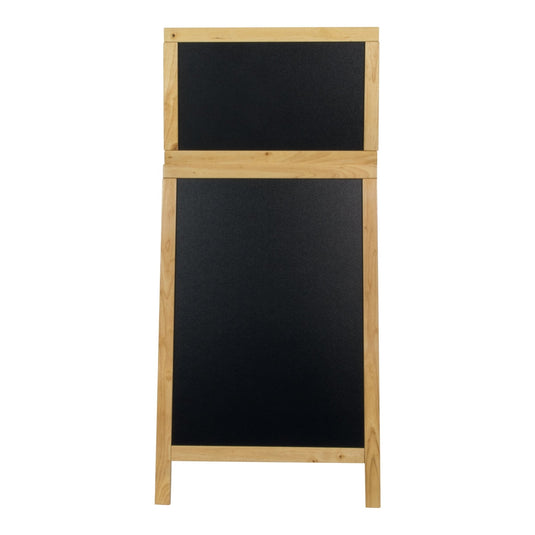 Pavement Sign Beech 121.5x55x54cm Custom Wood Designs default-title-pavement-sign-beech-121-5x55x54cm-53612345327959