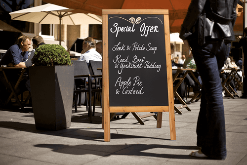 Pavement Sign Teak Large 125x69x68.5cm Custom Wood Designs default-title-pavement-sign-teak-large-125x69x68-5cm-53612349129047
