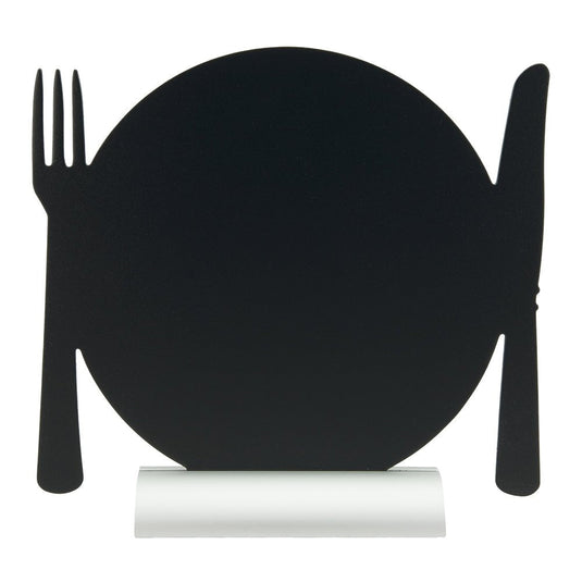 Plate Chalkboard. Pack of 6. Custom Wood Designs __label: Multibuy default-title-plate-chalkboard-pack-of-6-53612386779479