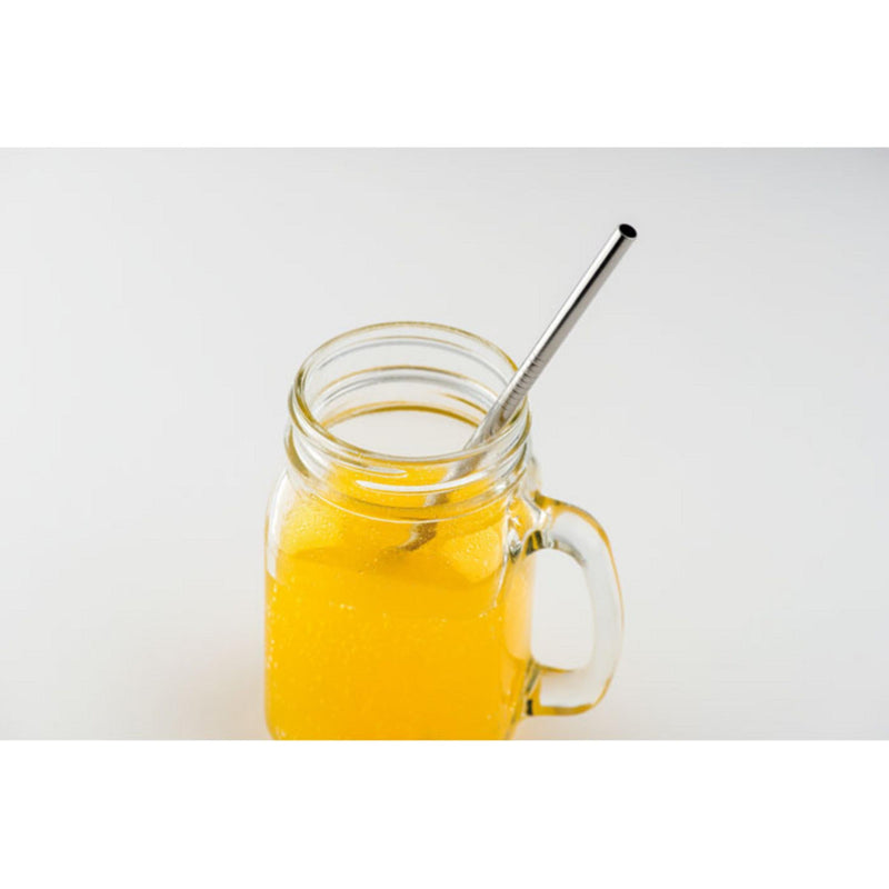 Load image into Gallery viewer, Stainless straw and brush in pouch pack of 100 Custom Wood Designs __label: Multibuy default-title-stainless-straw-and-brush-in-pouch-pack-of-100-53613724041559

