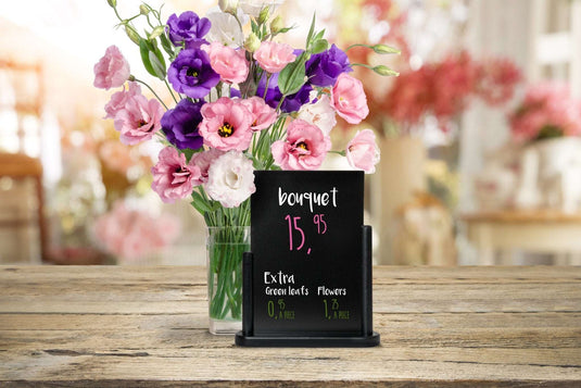 Tabletop Chalkboard Mahogany Finish x 6 Custom Wood Designs __label: Multibuy default-title-tabletop-chalkboard-mahogany-finish-x-6-53612359156055