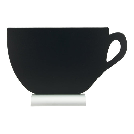 Teacup Chalkboard. Pack of 6 Custom Wood Designs __label: Multibuy default-title-teacup-chalkboard-pack-of-6-53612383076695