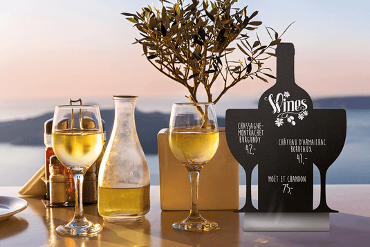 Wine Table Chalkboard. Pack of 6 Custom Wood Designs __label: Multibuy default-title-wine-table-chalkboard-pack-of-6-53612390383959