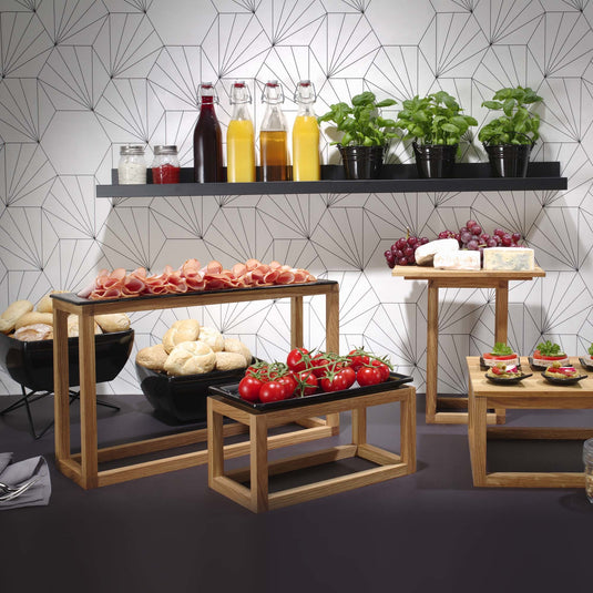 Stand (4-level) Madeira Black 574x400x1197 mm-stand