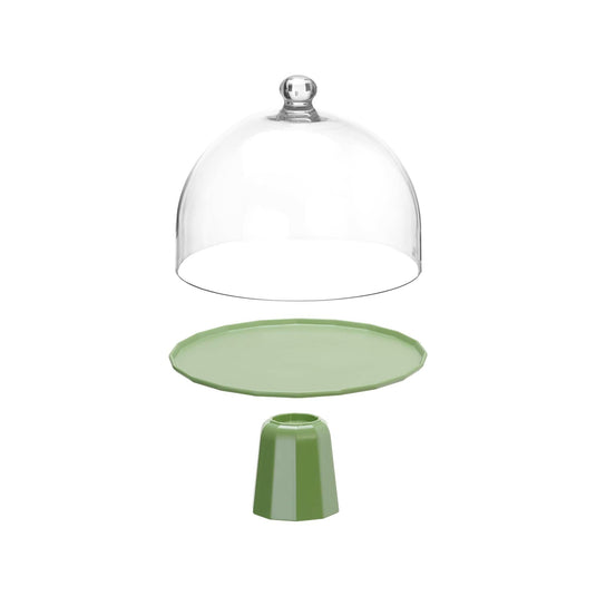 Metropolis platter, green, 300mm-Fruit stand