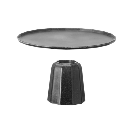 Metropolis pedestal, black, 110x(h)120mm-Base for cake stand